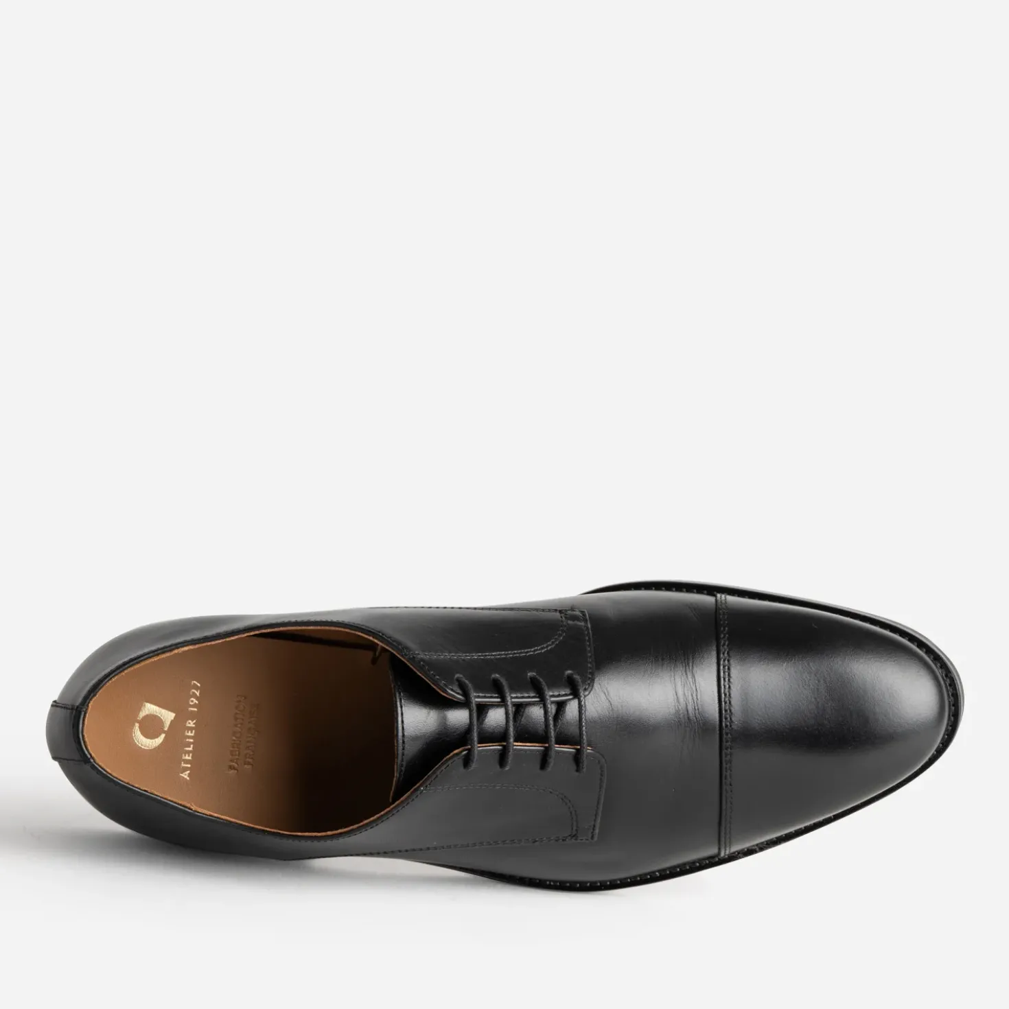 Derby noir cuir