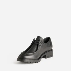 Derby noir cuir semelle crantée