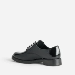 Derby noir cuir verni