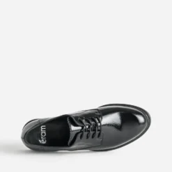 Derby noir cuir verni