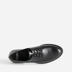 Derby noir en cuir
