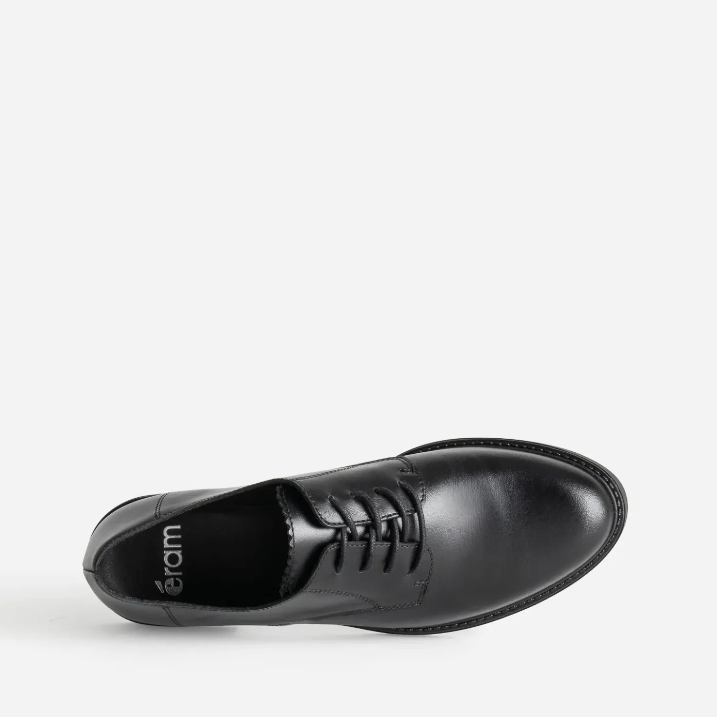Derby noir en cuir