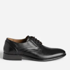 Derby noir en cuir