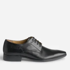 Derby noir en cuir