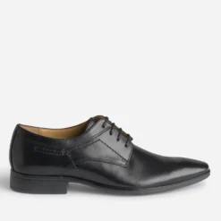 Derby noir en cuir