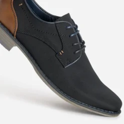 Derby noir en textile