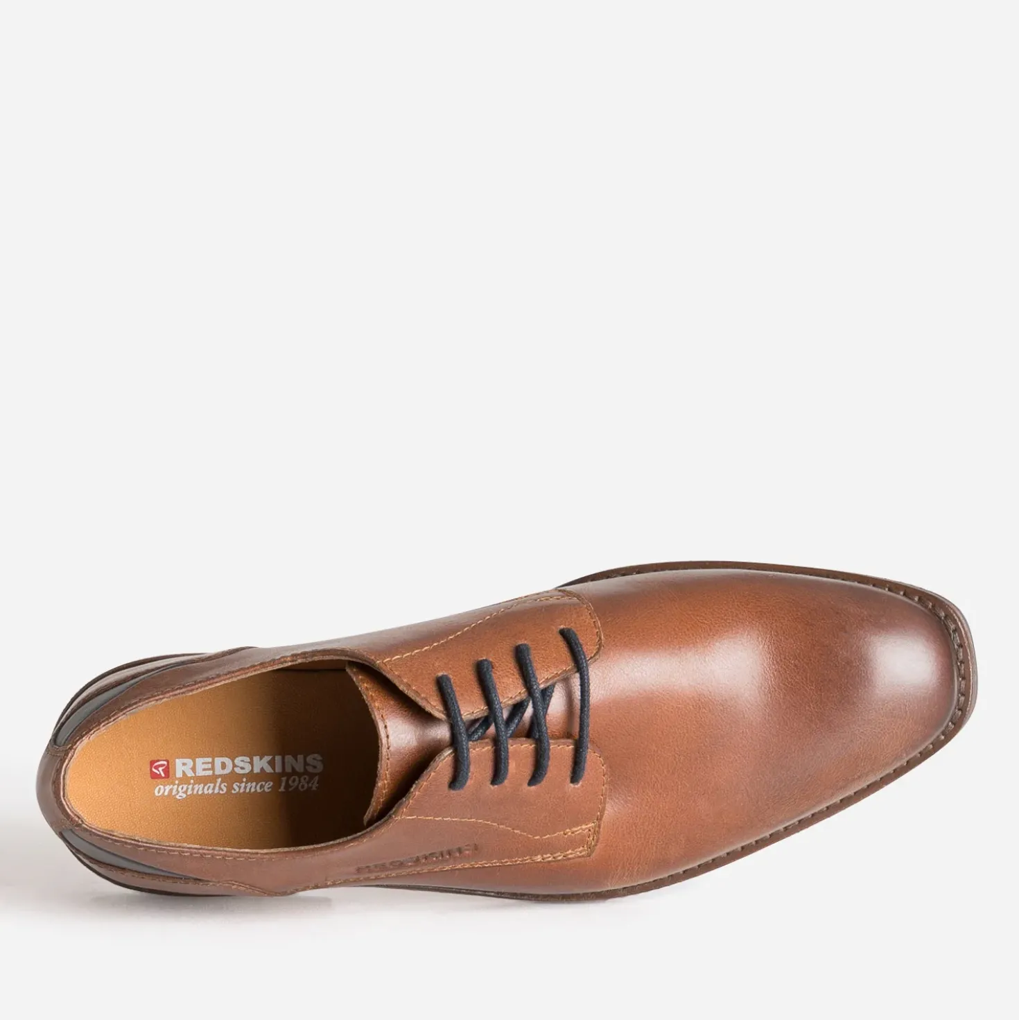 Derby REDSKINS cognac cuir
