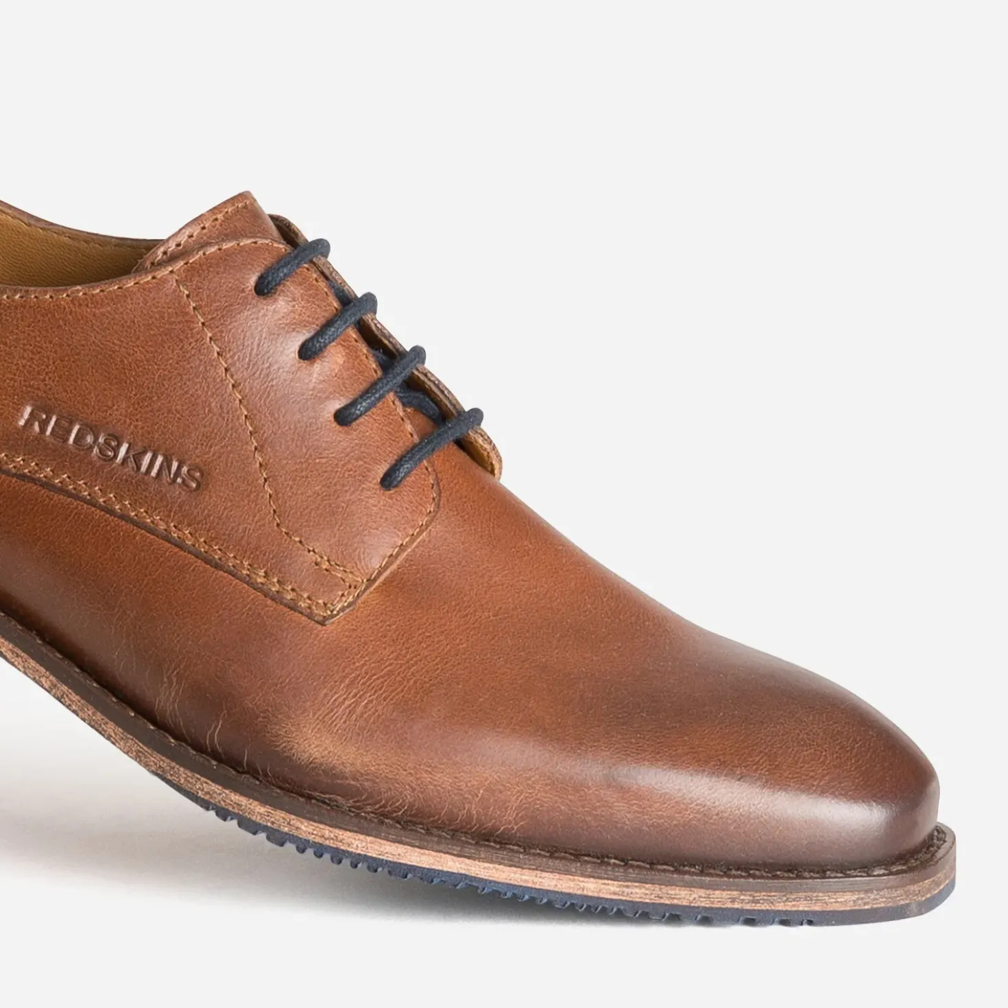 Derby REDSKINS cognac cuir
