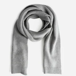 Echarpe grise tricot Homme