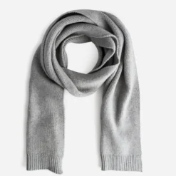 Echarpe grise tricot Homme