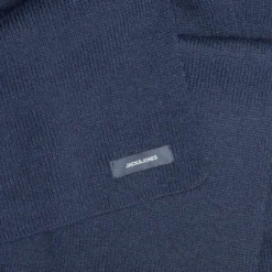 Echarpe homme JACK & JONES bleue en tricot