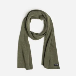 Echarpe homme JACK & JONES kaki chiné en tricot