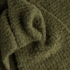 Echarpe verte tricot côtelé