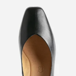 Escarpin CAPRICE noir cuir à talon