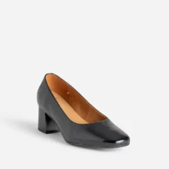 Escarpin ERAM FLEX noir cuir glacé