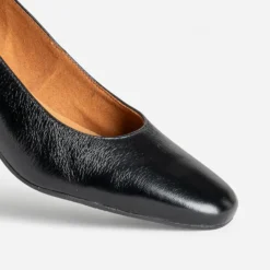 Escarpin ERAM FLEX noir cuir glacé