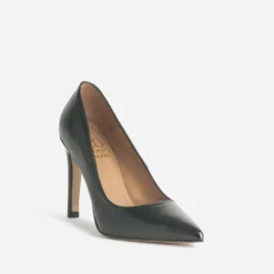 Escarpin noir cuir