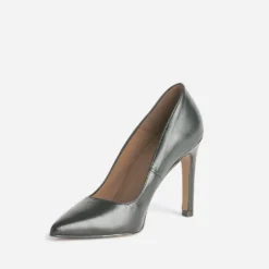 Escarpin noir cuir