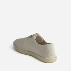 Espadrille beige en toile éco-conçu