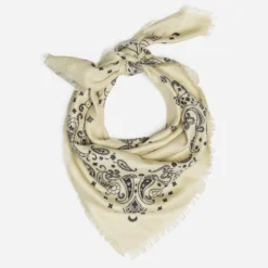 Foulard écru esprit bandana