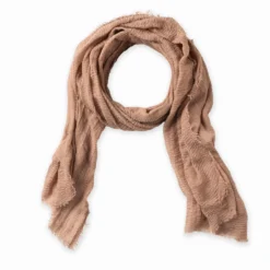Foulard marron clair