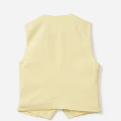 Gilet de costume TEXTO jaune