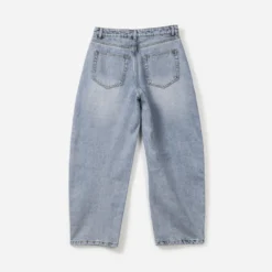 Jean barrel TEXTO bleu