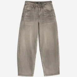 Jean ERAM WEAR taupe forme barrel