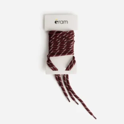 Lacets bordeaux façon cordons