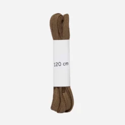 Lacets plats marron