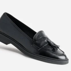 Mocassin ATELIER 1927 noir cuir
