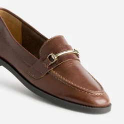 Mocassin cognac cuir