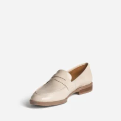 Mocassin ERAM FLEX écru cuir verni