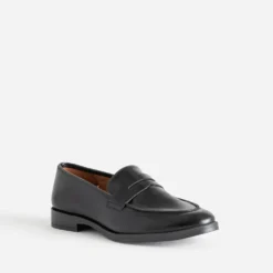 Mocassin ERAM FLEX noir en cuir