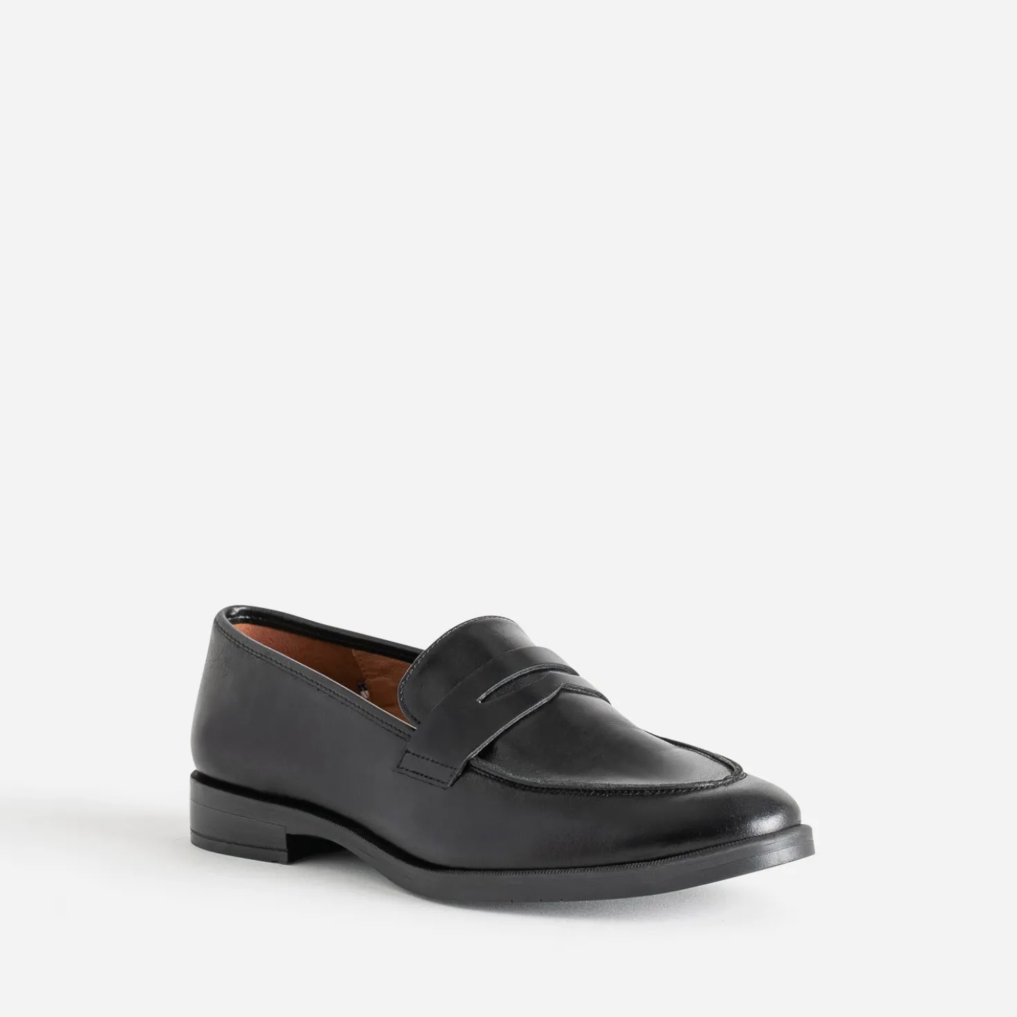 Mocassin ERAM FLEX noir en cuir