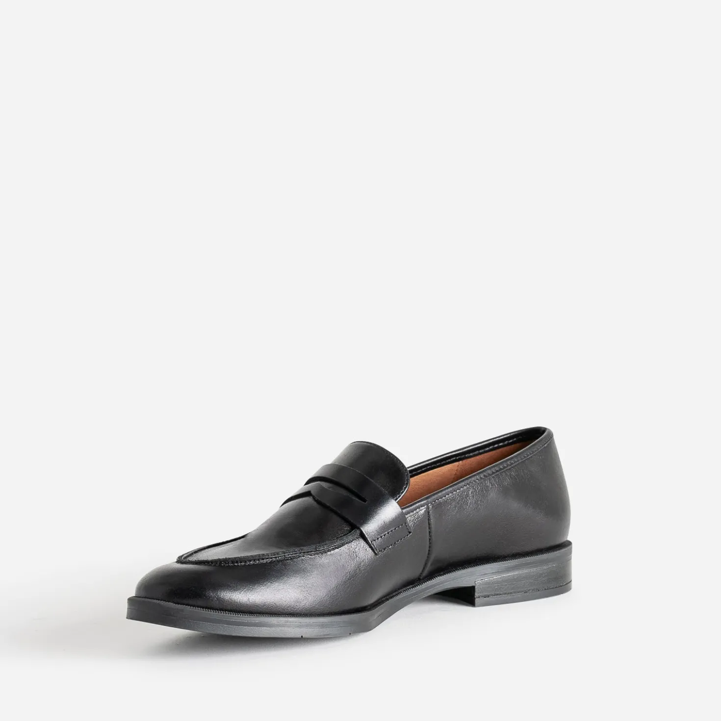 Mocassin ERAM FLEX noir en cuir