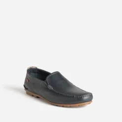 Mocassin FLUCHOS marine cuir
