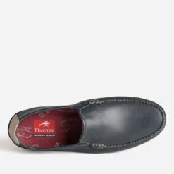 Mocassin FLUCHOS marine cuir