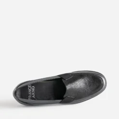 Mocassin FRANCE ARNO gris en cuir