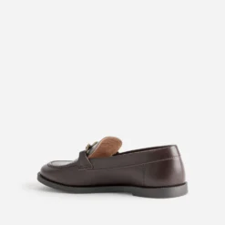 Mocassin marron cuir