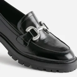 Mocassin TEXTO noir à maxi mors
