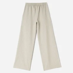 Pantalon de tailleur TEXTO beige rayures tennis
