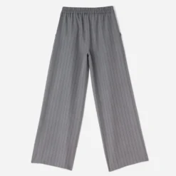 Pantalon de tailleur TEXTO gris rayures tennis