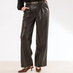 Pantalon ERAM WEAR marron découpes genoux