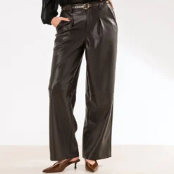 Pantalon ERAM WEAR marron découpes genoux