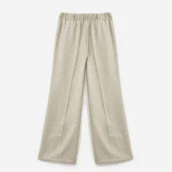 Pantalon TEXTO beige large