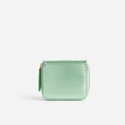 Porte-monnaie femme vert