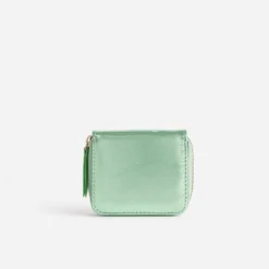 Porte-monnaie femme vert
