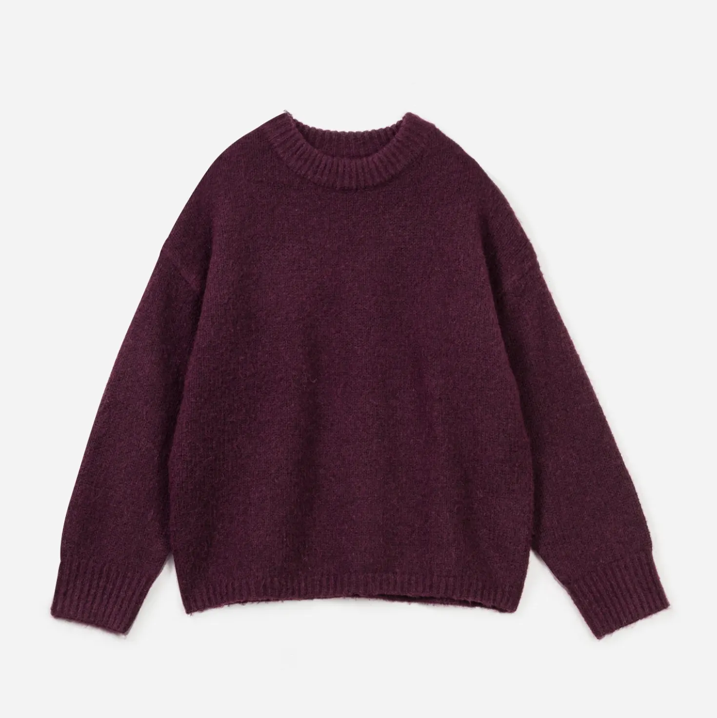 Pull TEXTO bordeaux tricot