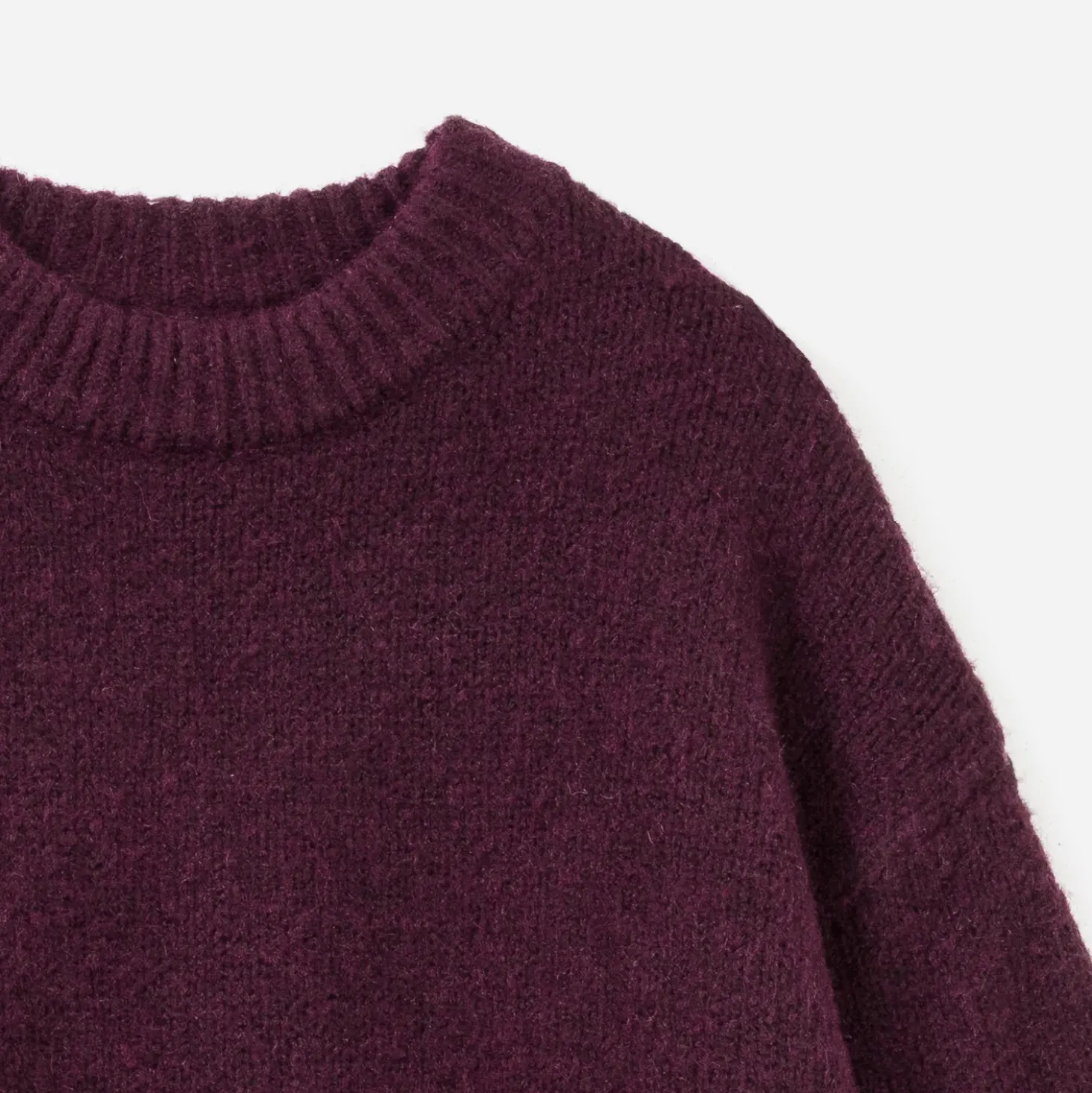 Pull TEXTO bordeaux tricot